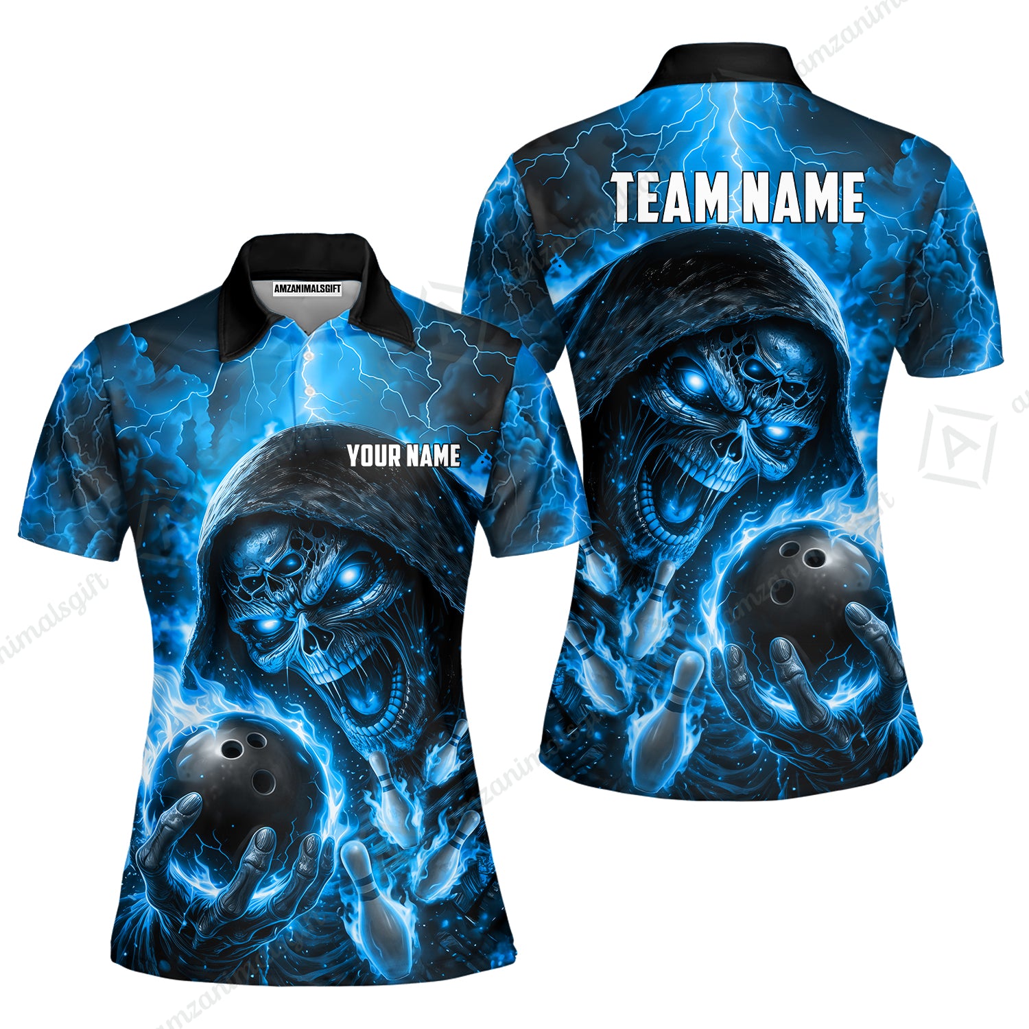 Women Polo||Blue