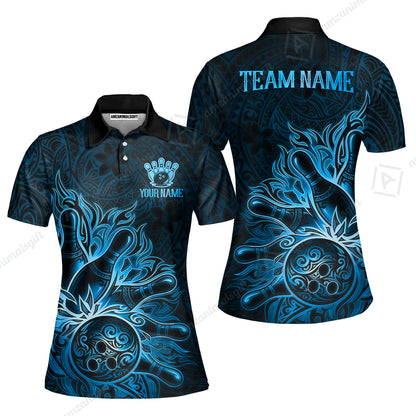 Women Polo||Blue
