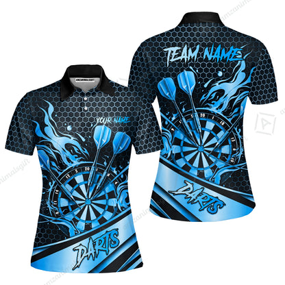 Women Polo Shirt||Blue