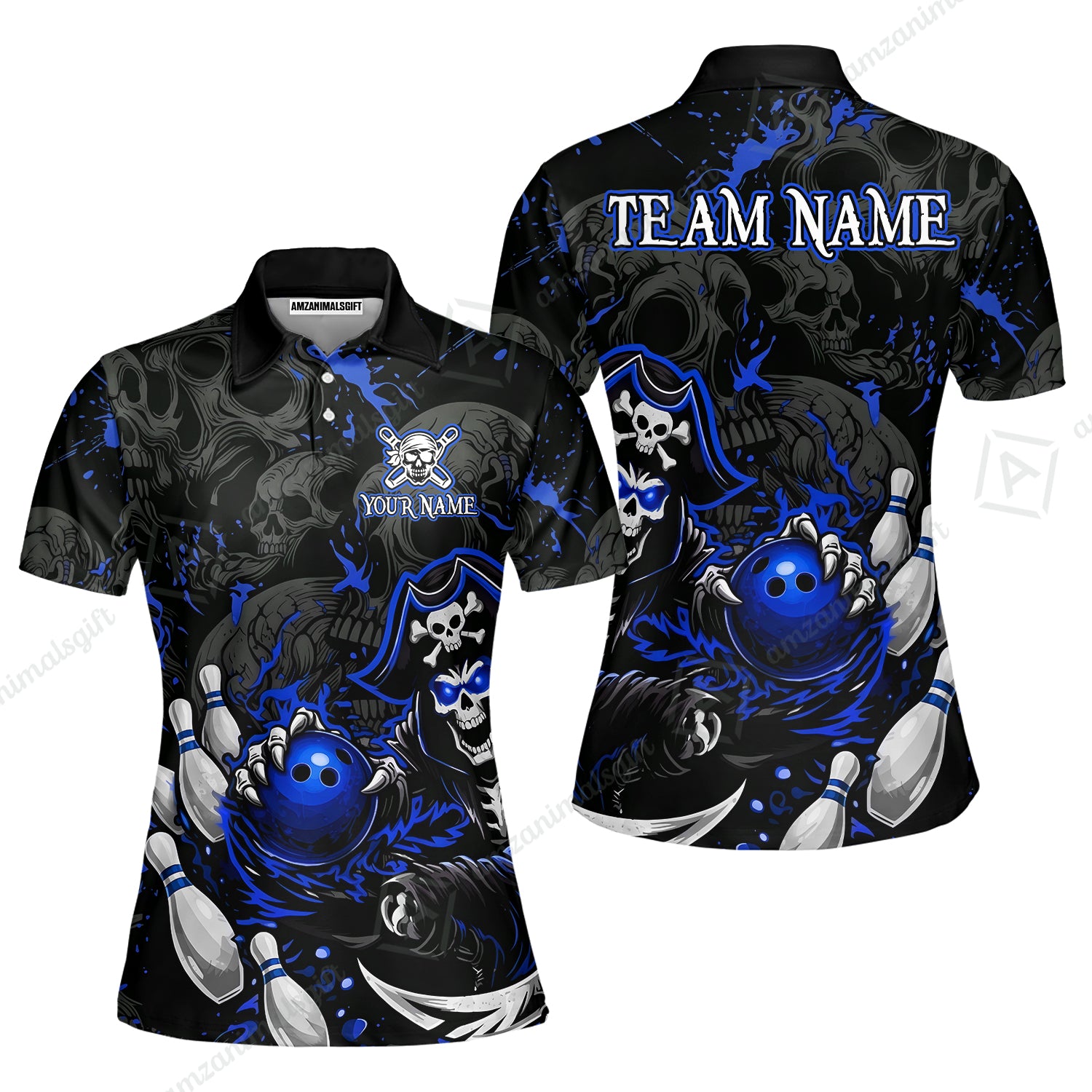 Women Polo||Blue