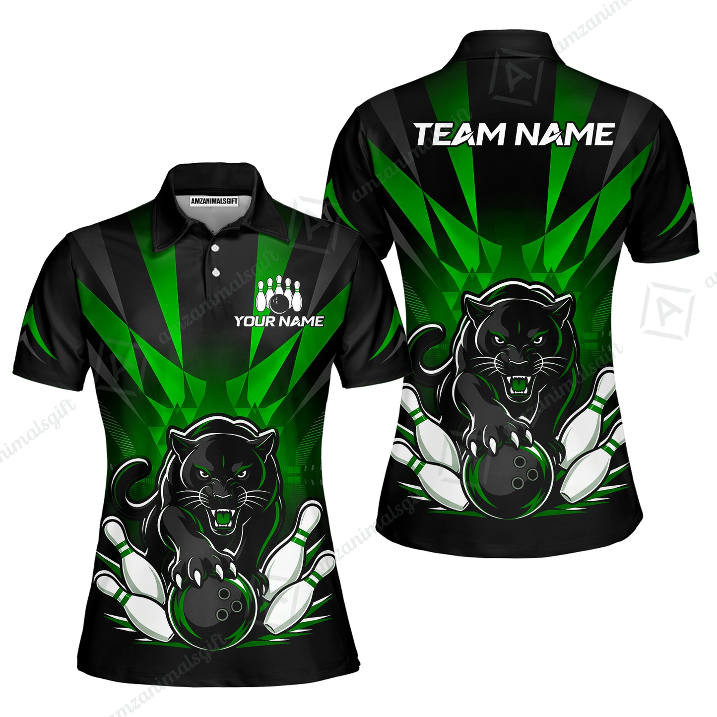 Women Polo||Green