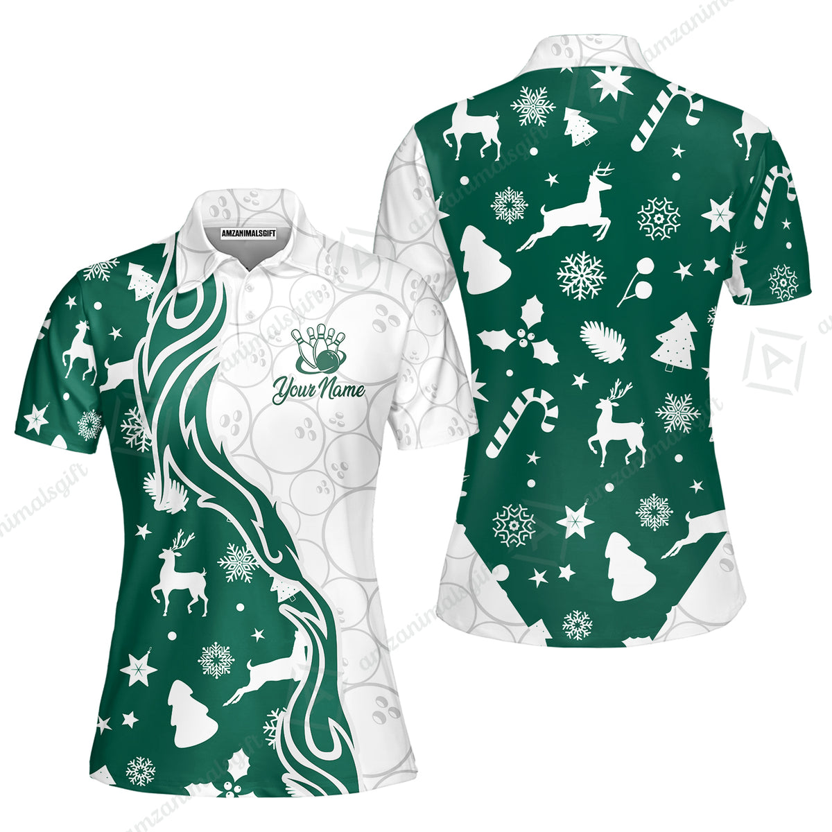 Women Polo||Green