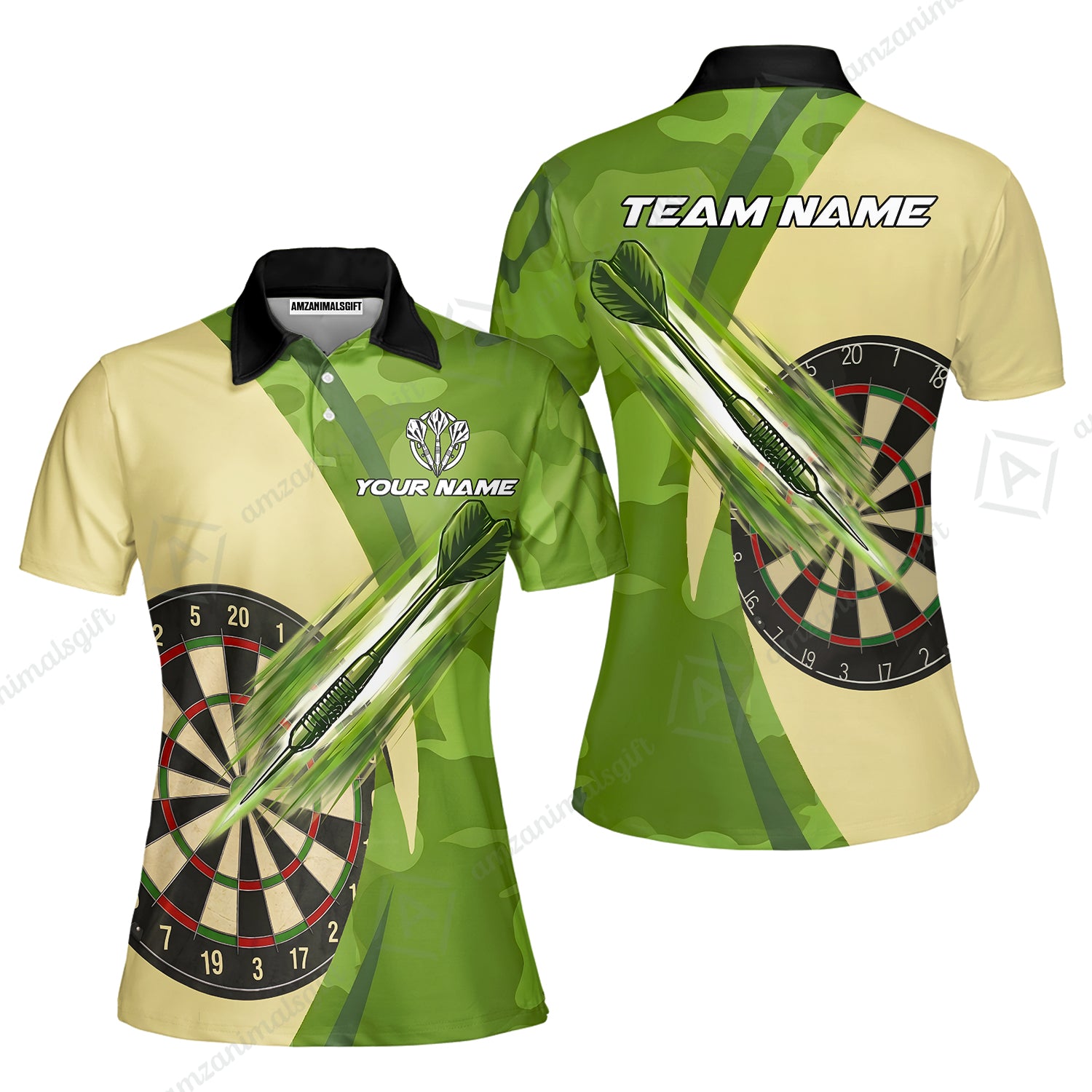 Women Polo Shirt||Green