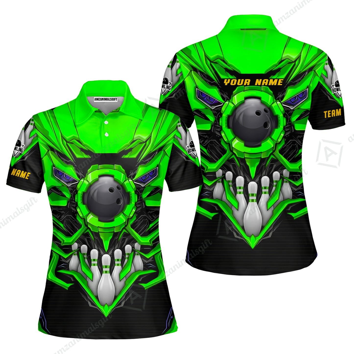 Women Polo||Green