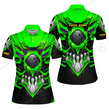 Women Polo||Green