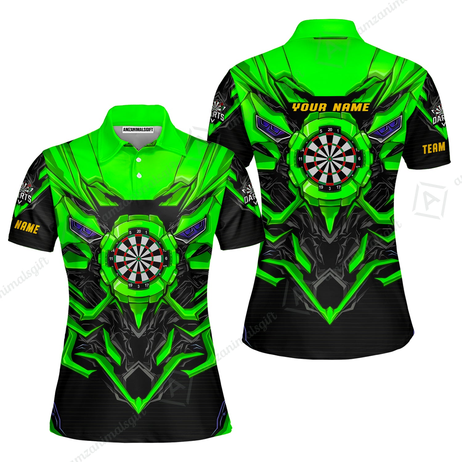 Women Polo Shirt||Green
