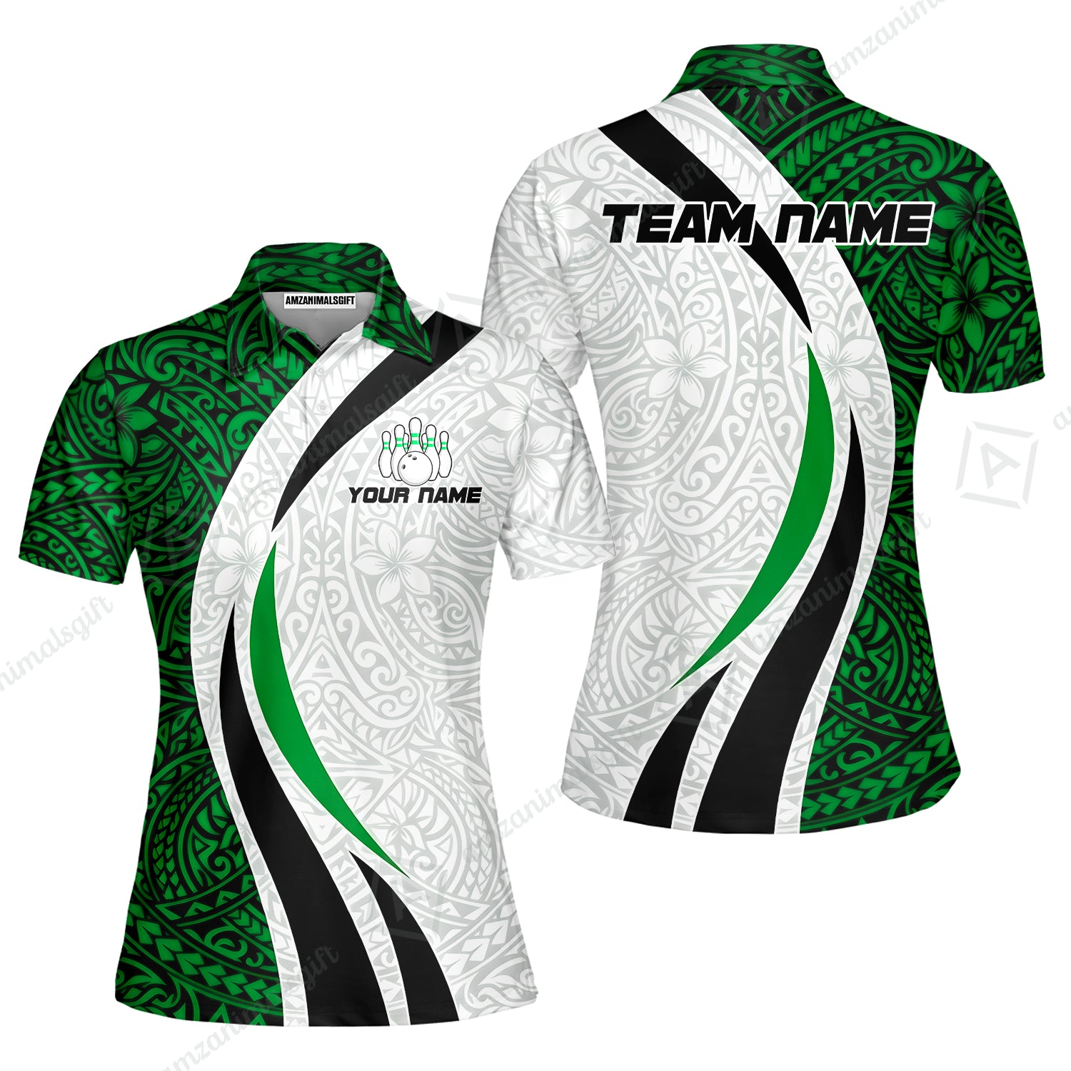 Women Polo||Green