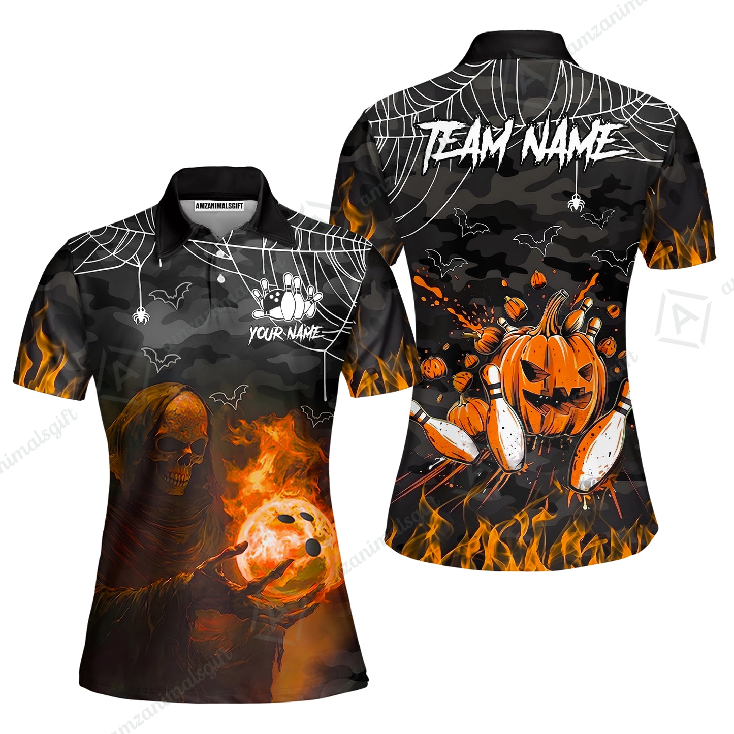 Women Polo||Orange