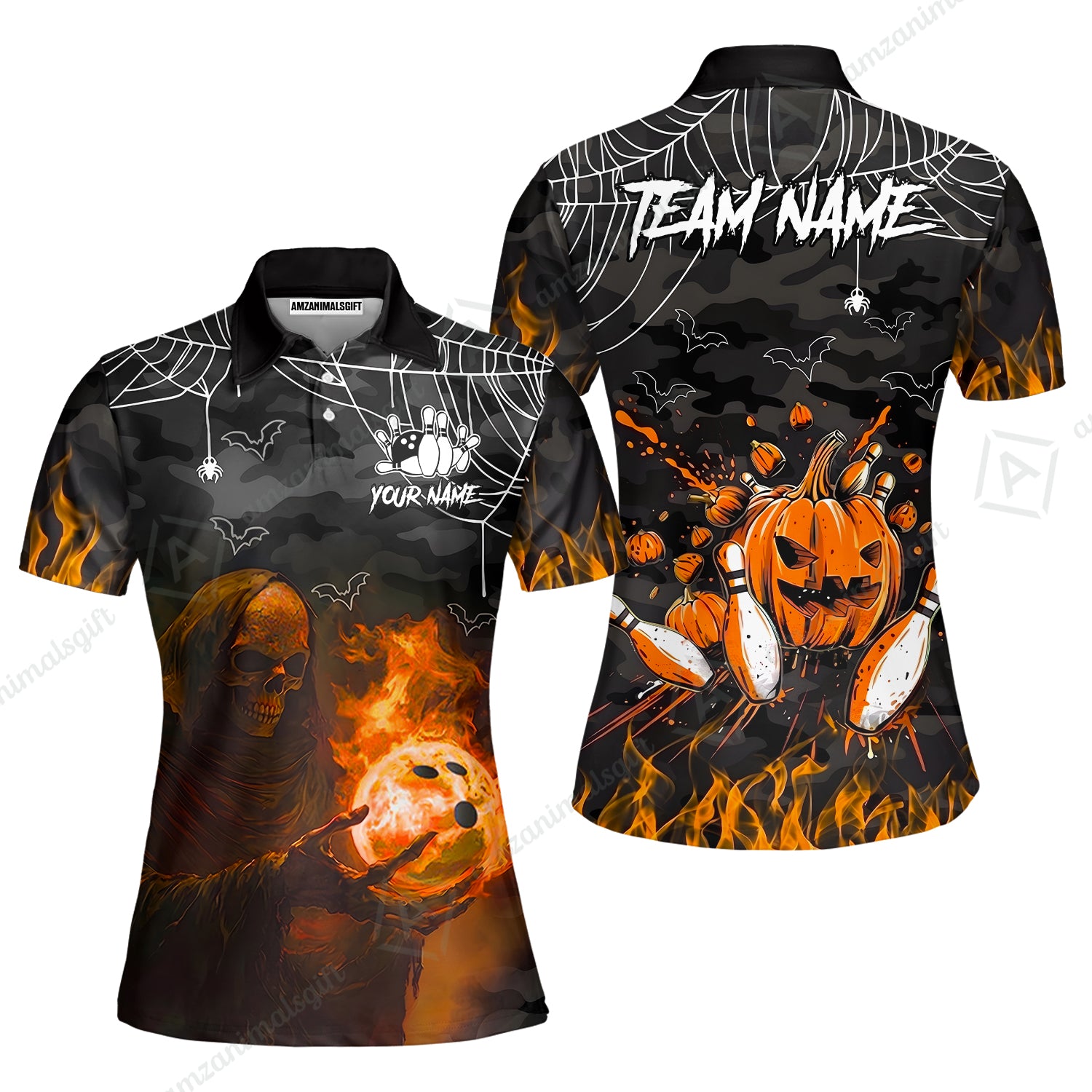 Women Polo||Orange