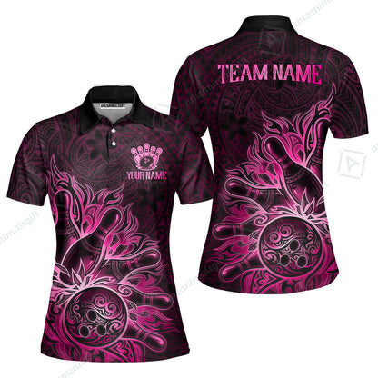 Women Polo||Pink