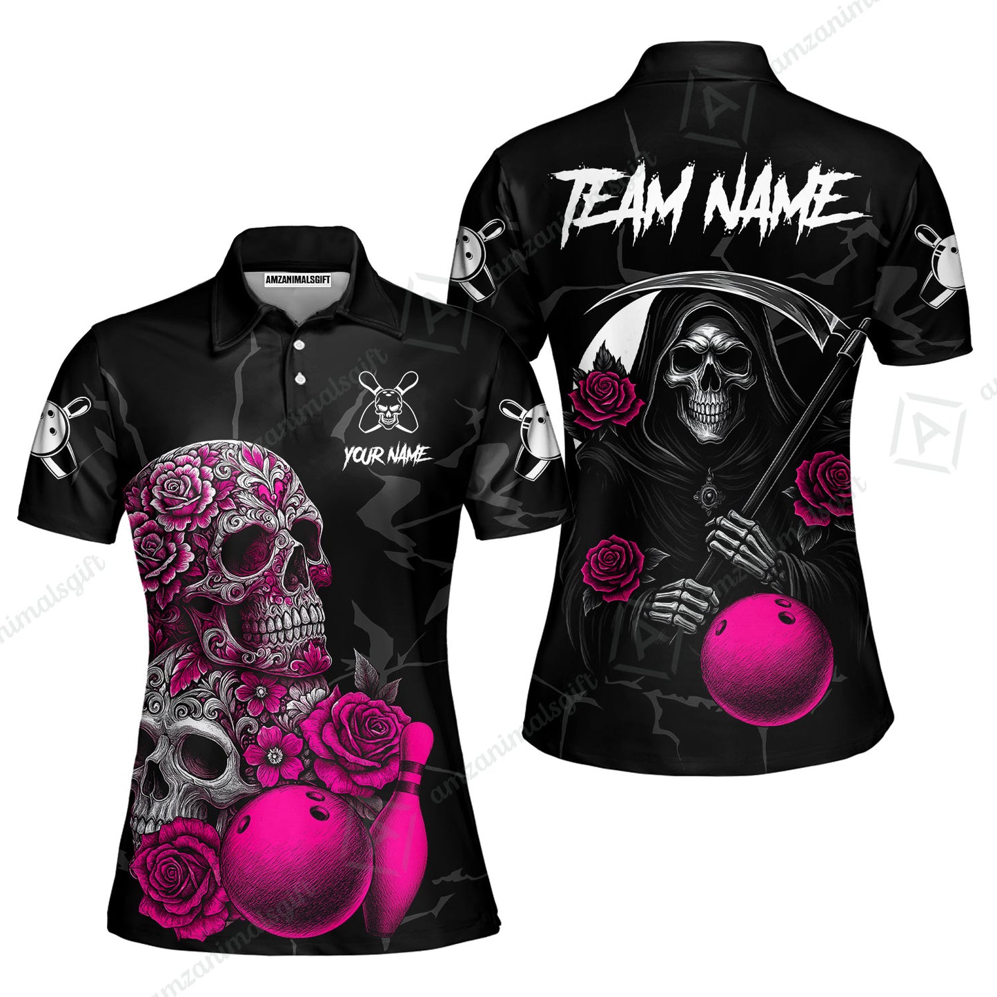 Women Polo||Pink