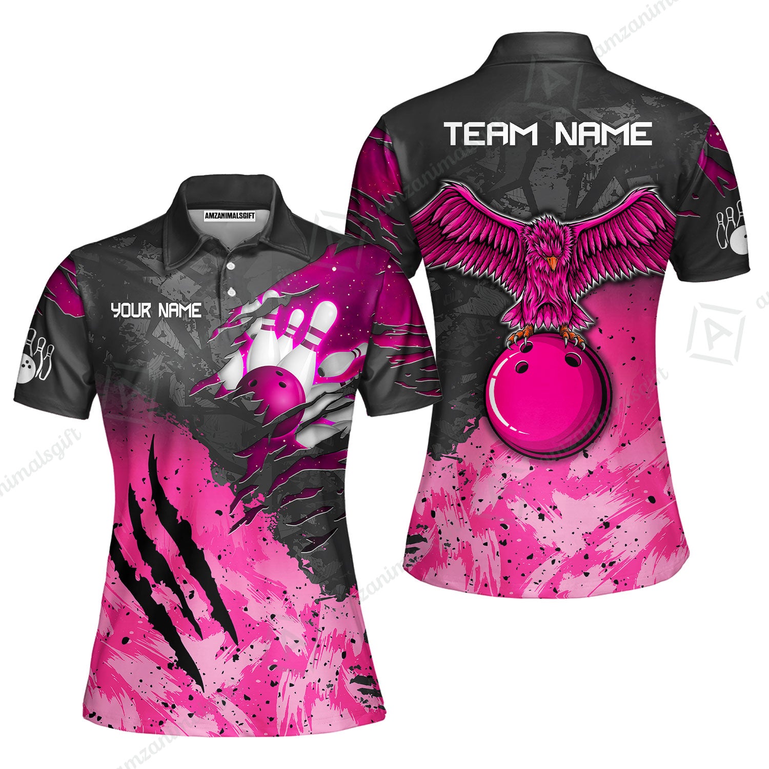 Women Polo||Pink