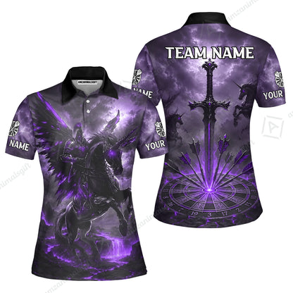 Women Polo Shirt||Purple