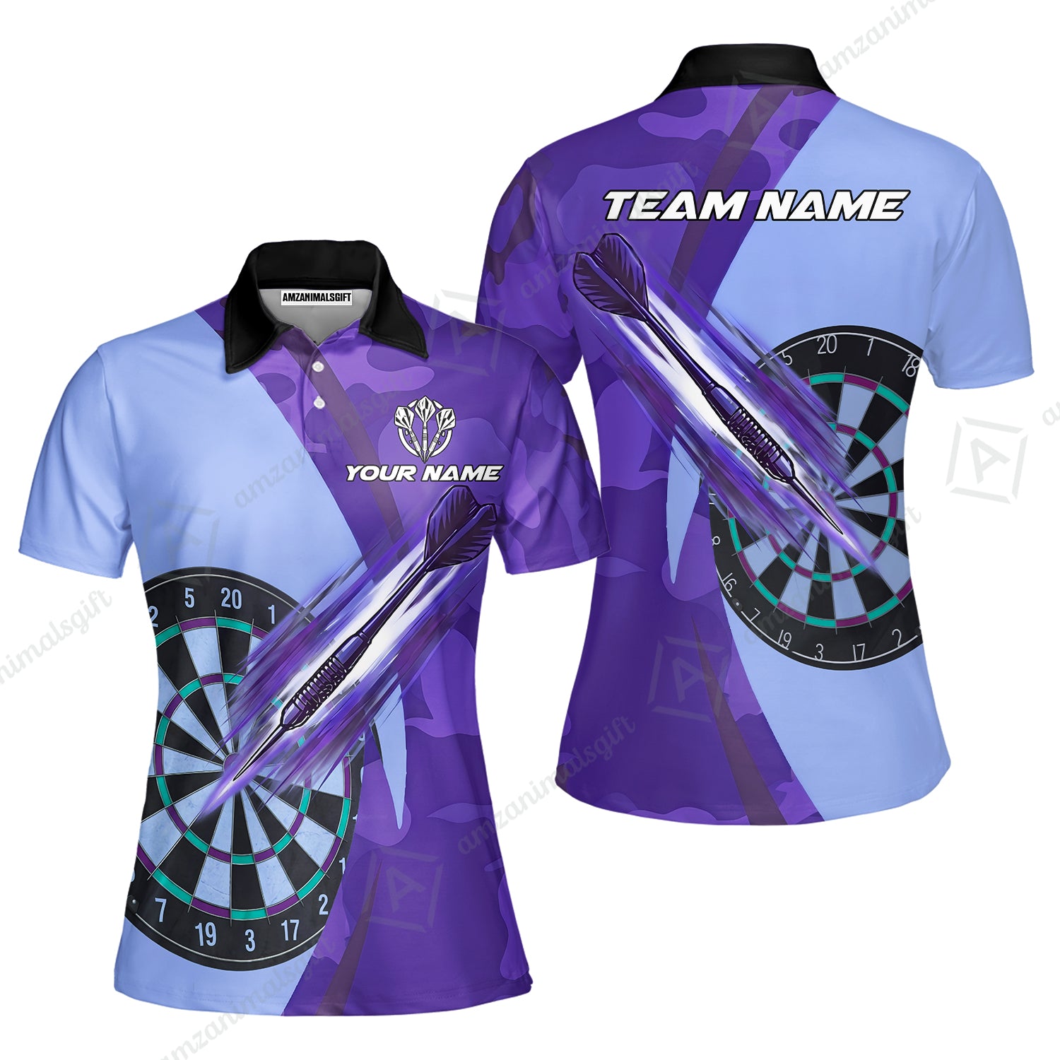 Women Polo Shirt||Purple