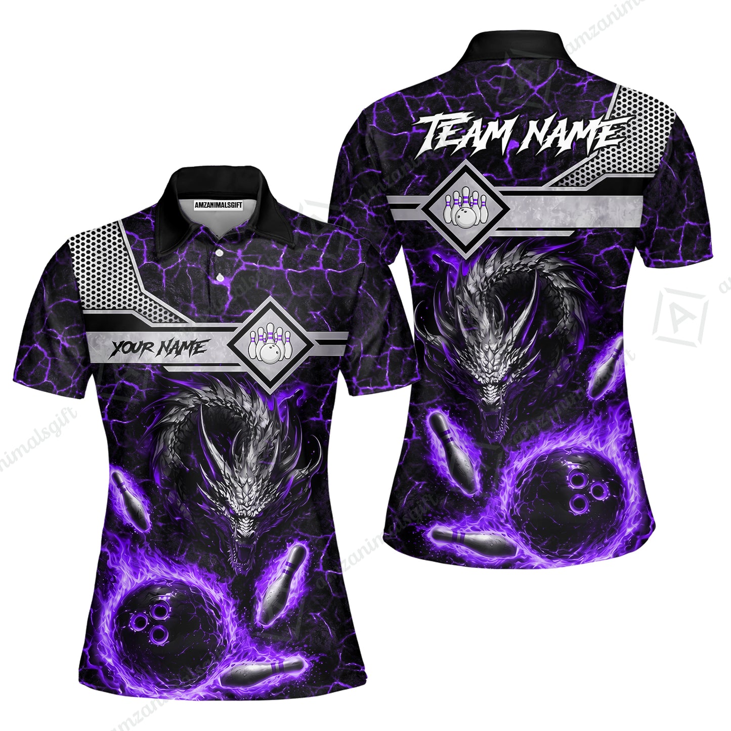 Women Polo||Purple