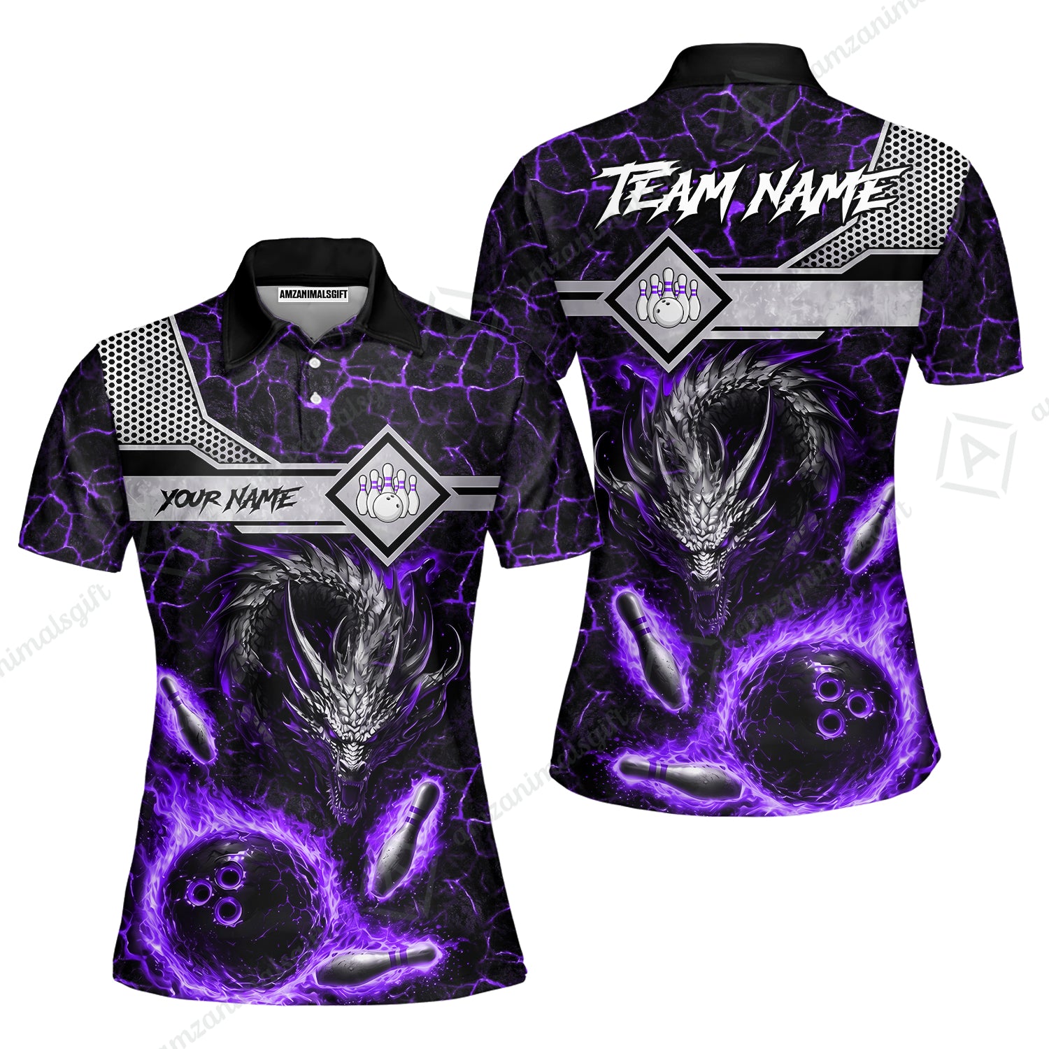 Women Polo||Purple