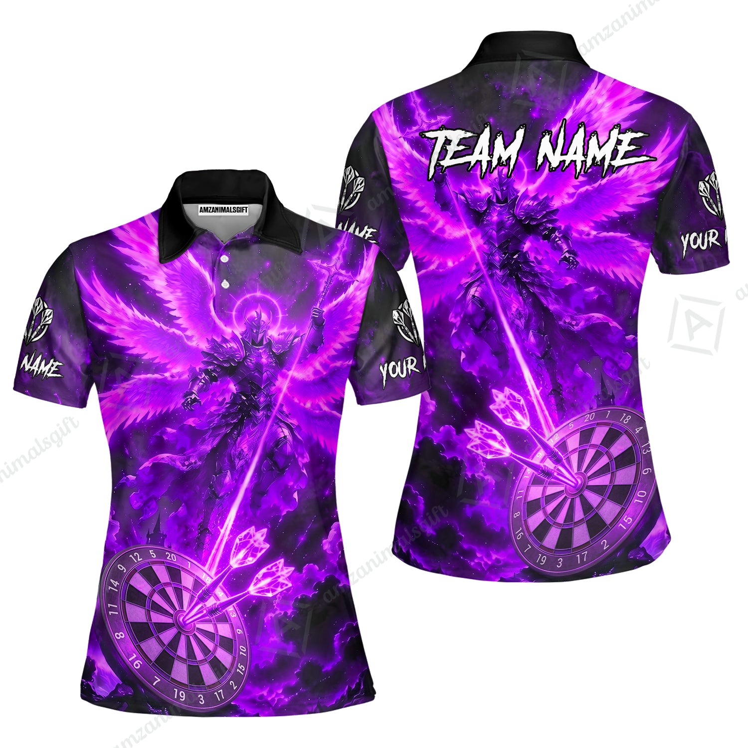 Women Polo Shirt||Purple