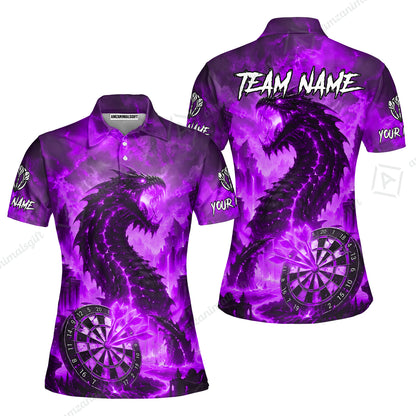 Women Polo Shirt||Purple