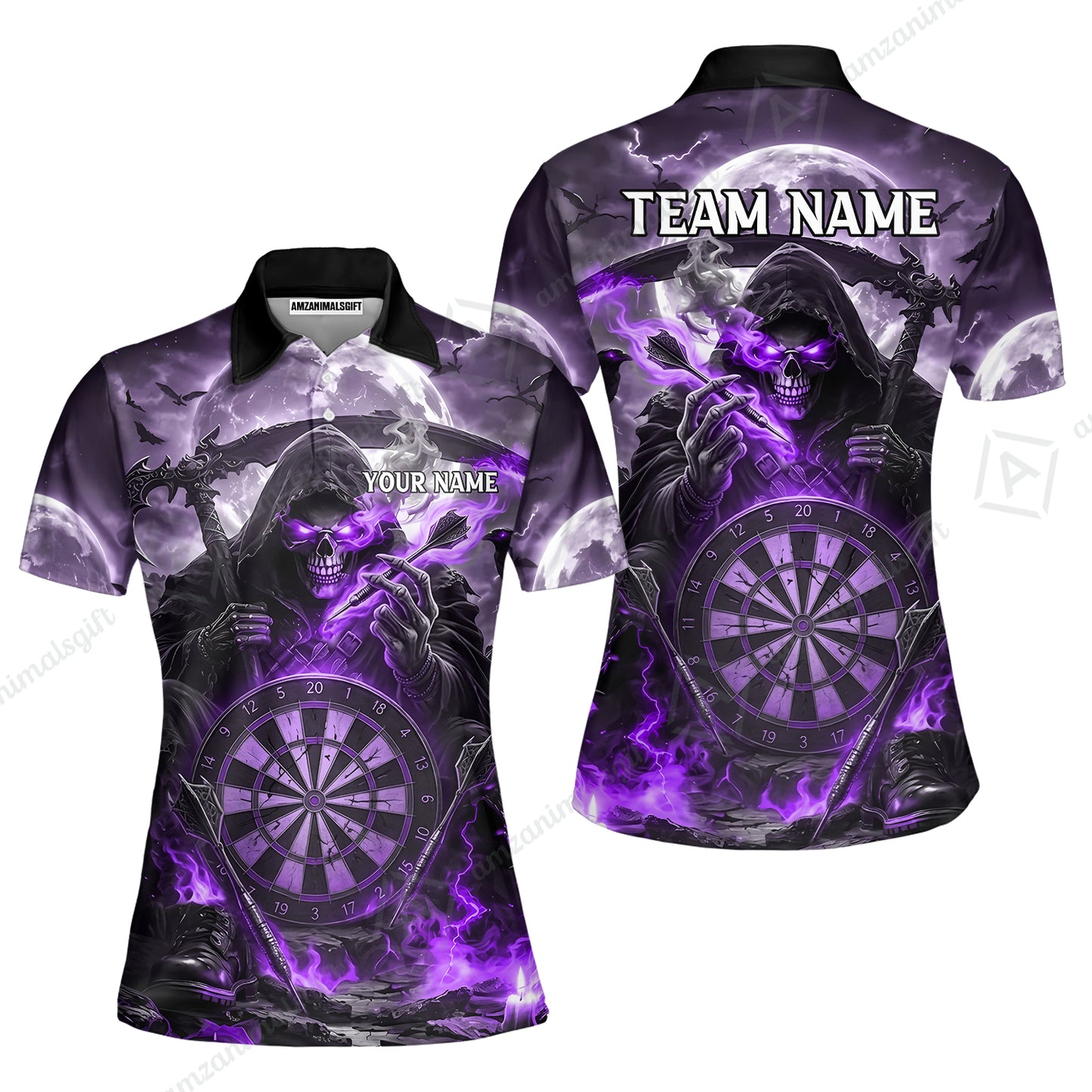 Women Polo||Purple