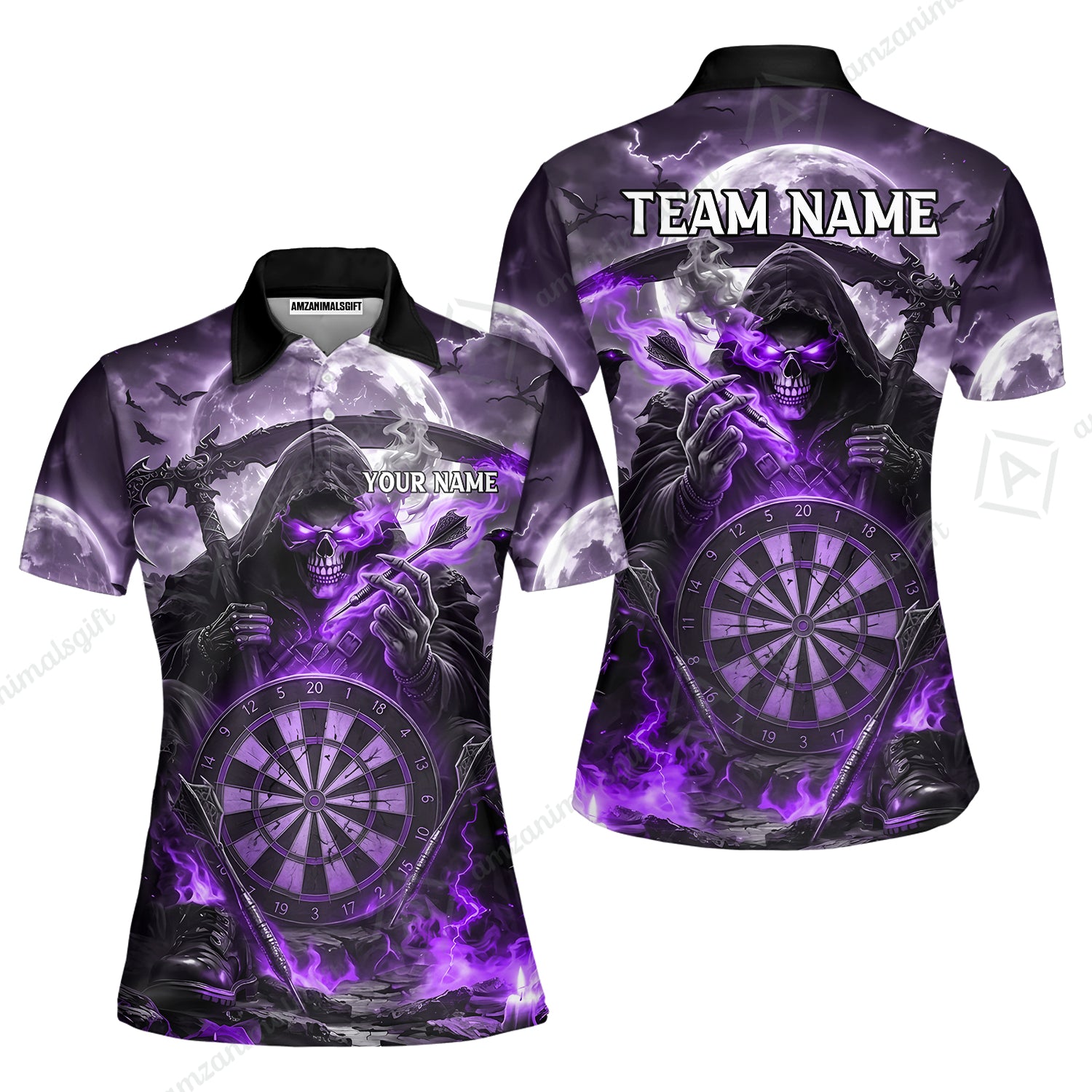 Women Polo||Purple