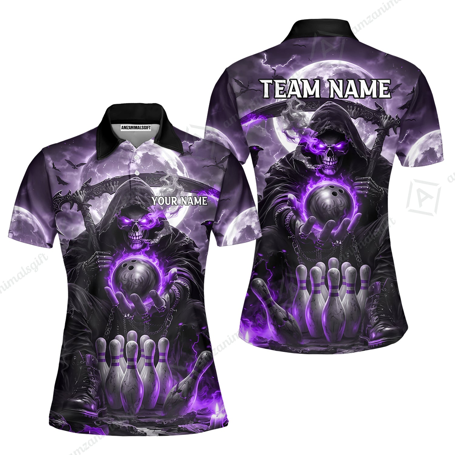 Women Polo||Purple