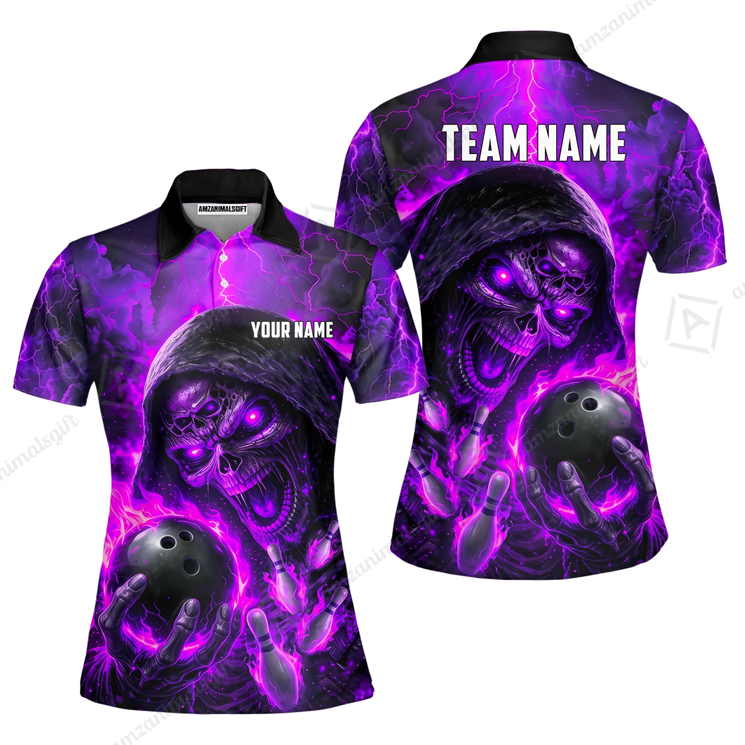 Women Polo||Purple