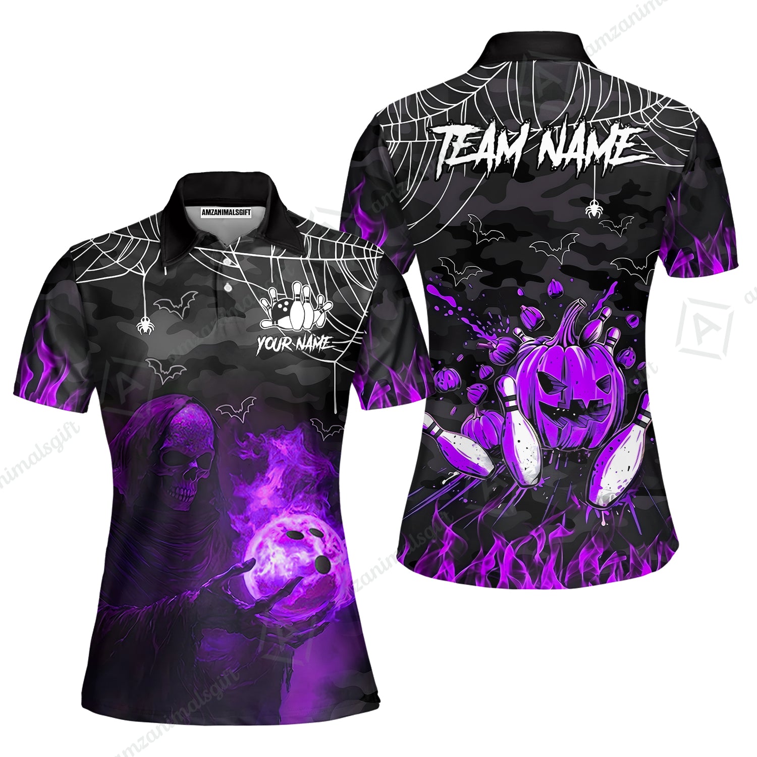 Women Polo||Purple