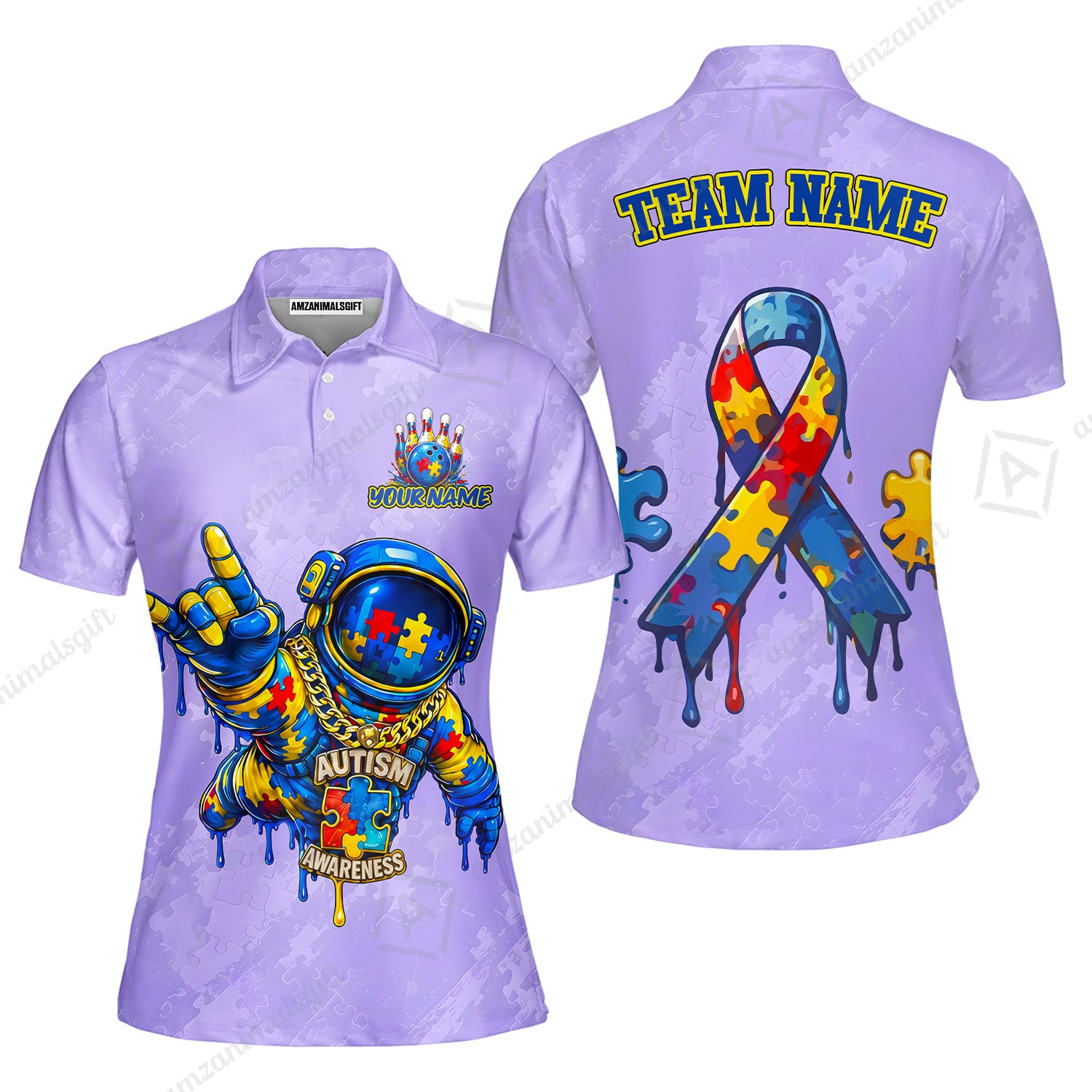 Women Polo||Purple