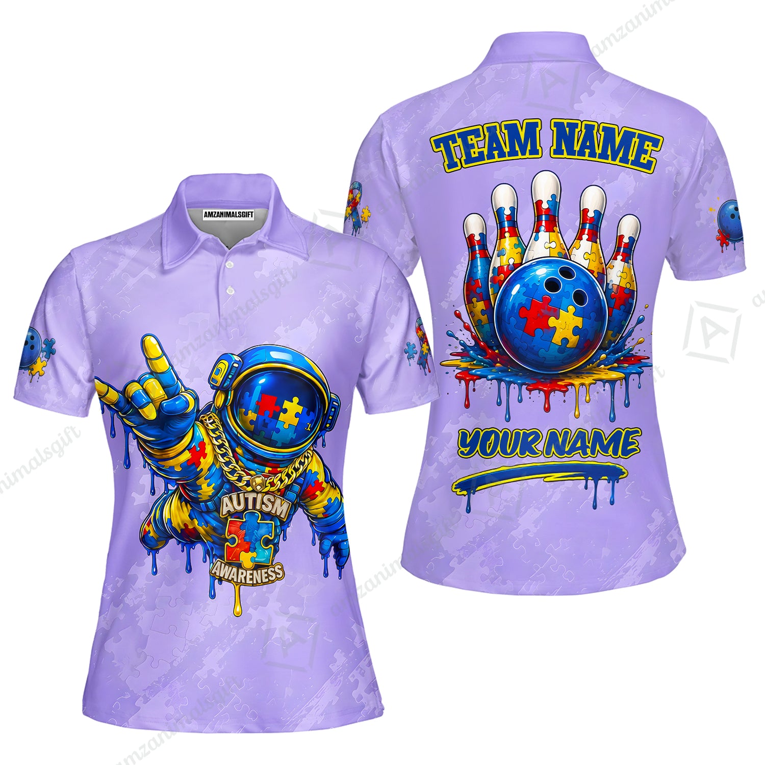 Women Polo||Purple