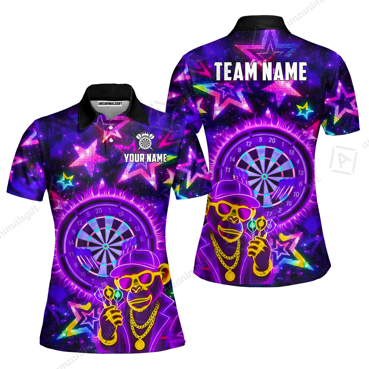 Women Polo Shirt||Purple