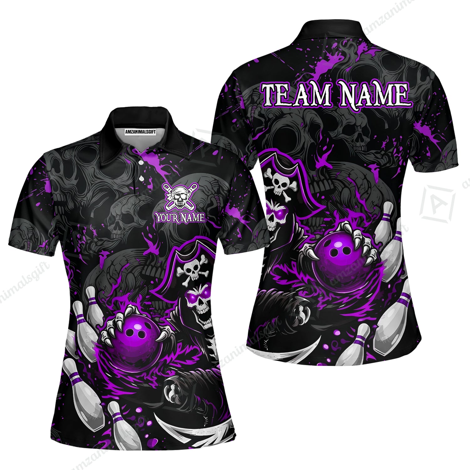 Women Polo||Purple