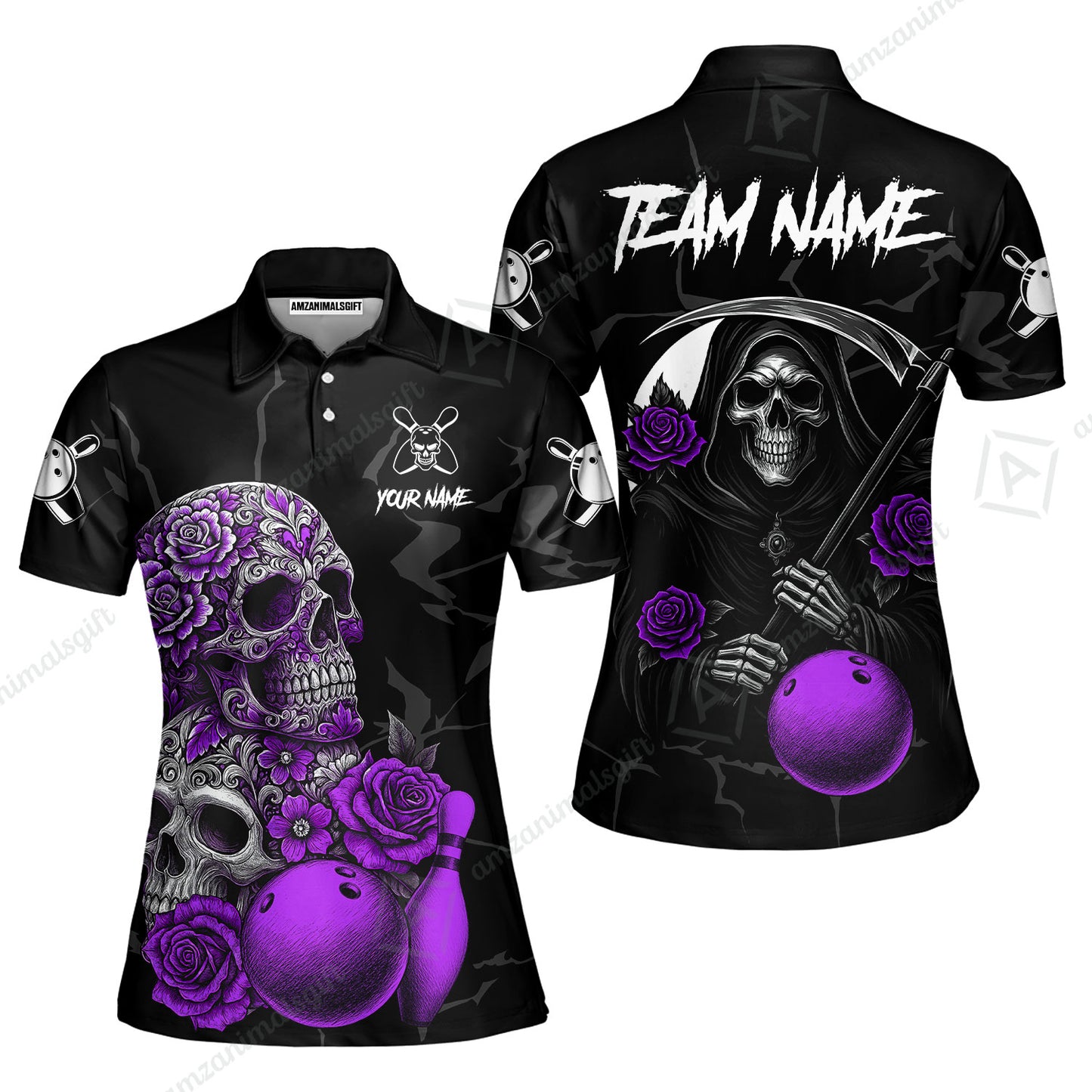 Women Polo||Purple