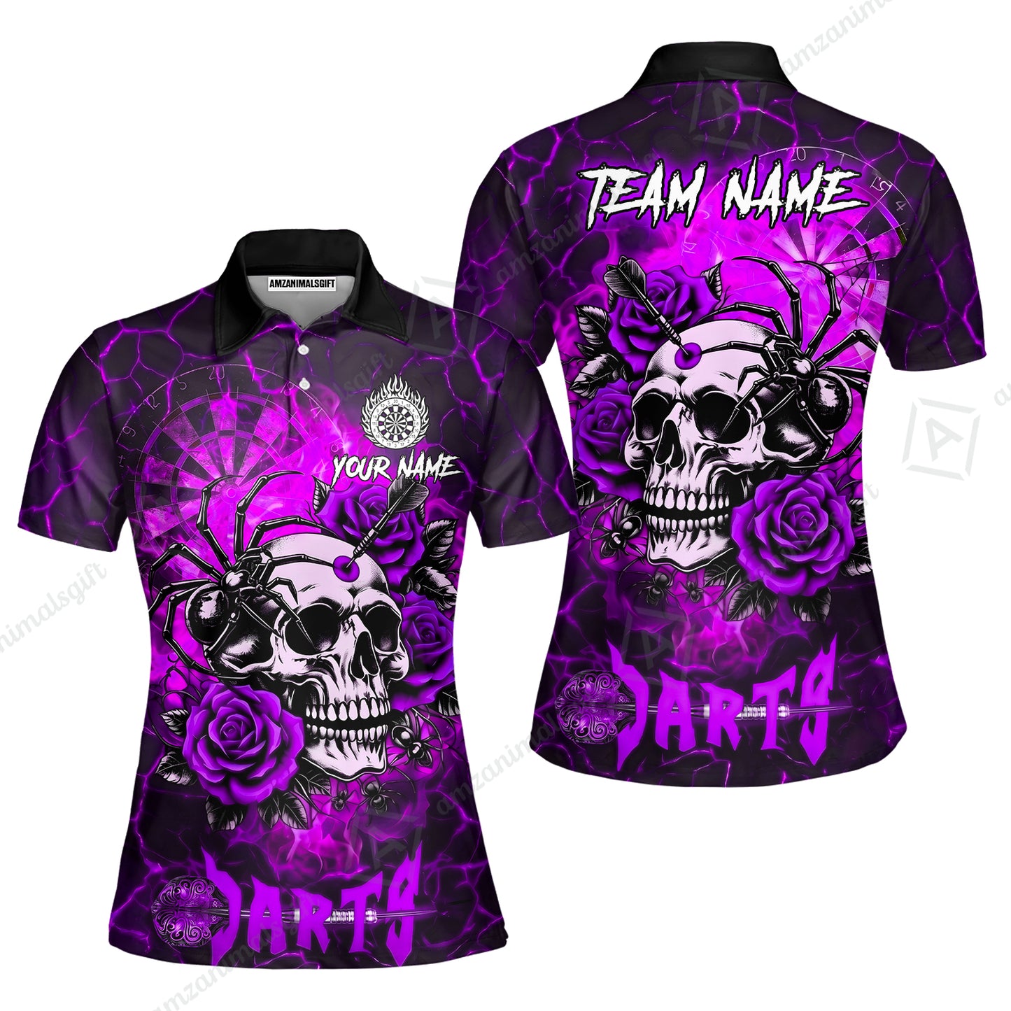 Women Polo Shirt||Purple