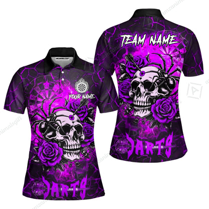 Women Polo Shirt||Purple