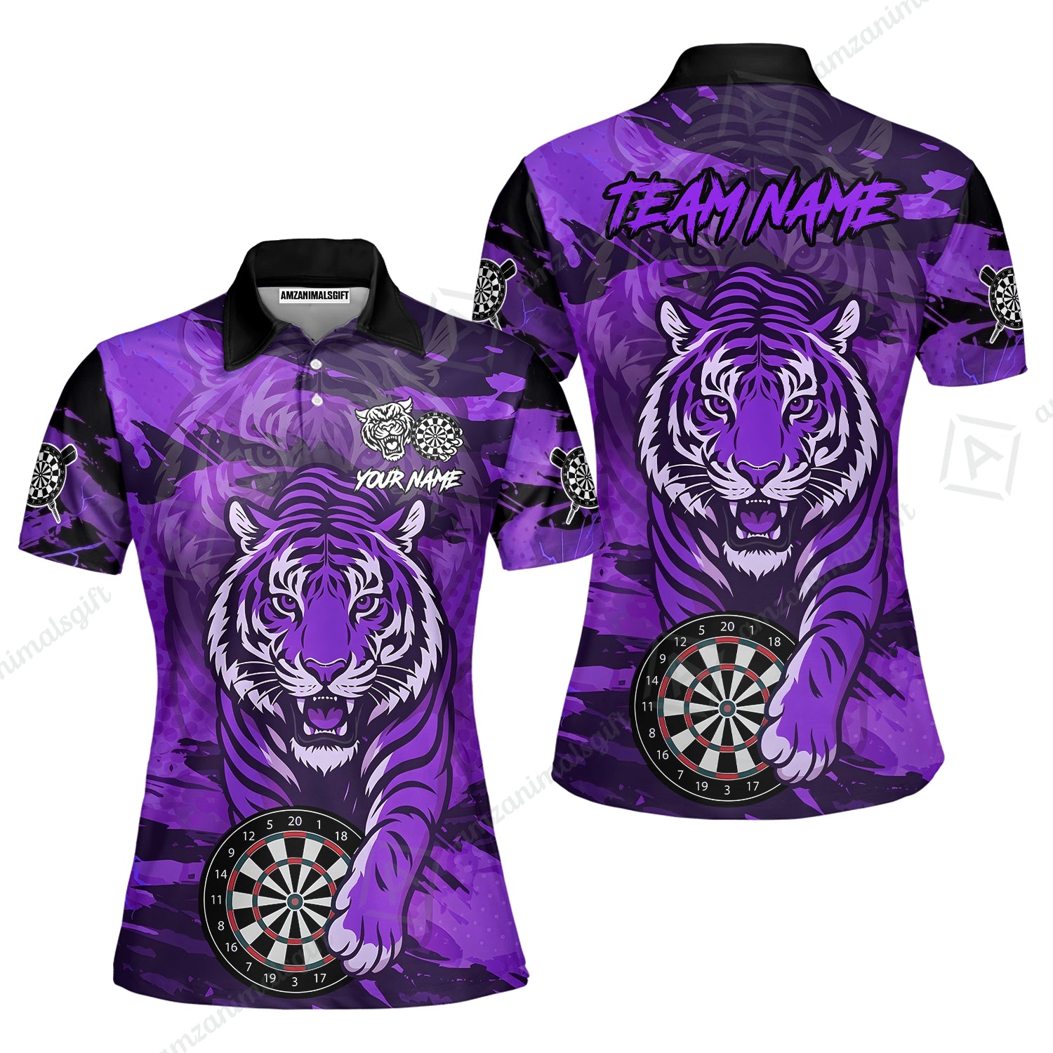 Women Polo Shirt||Purple