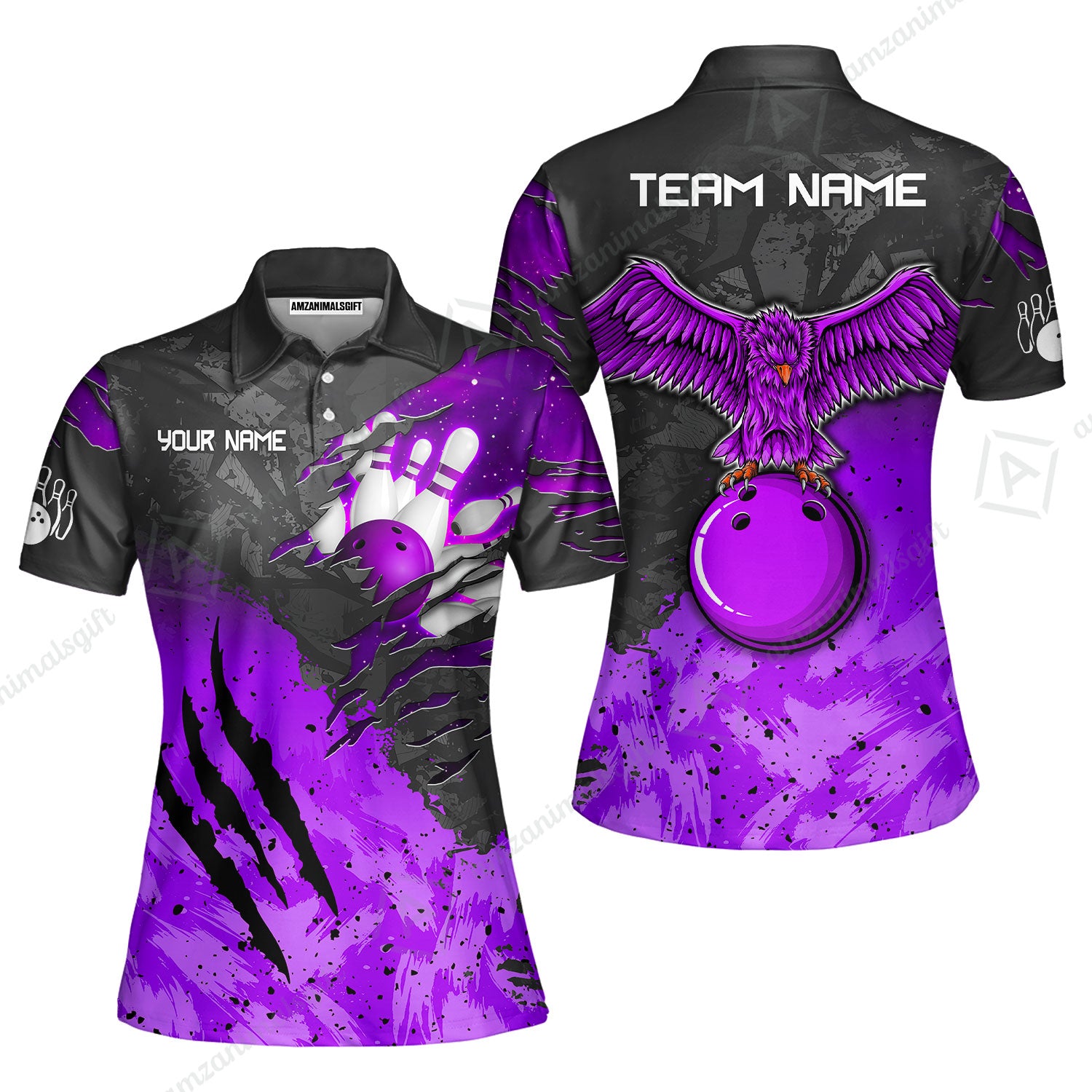 Women Polo||Purple