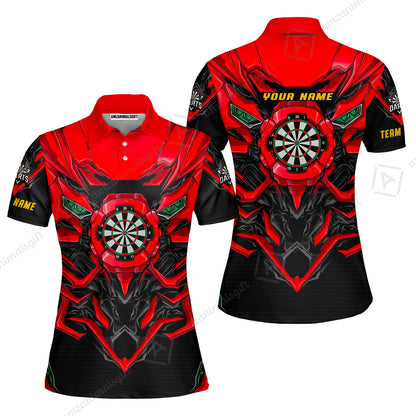 Women Polo Shirt||Red