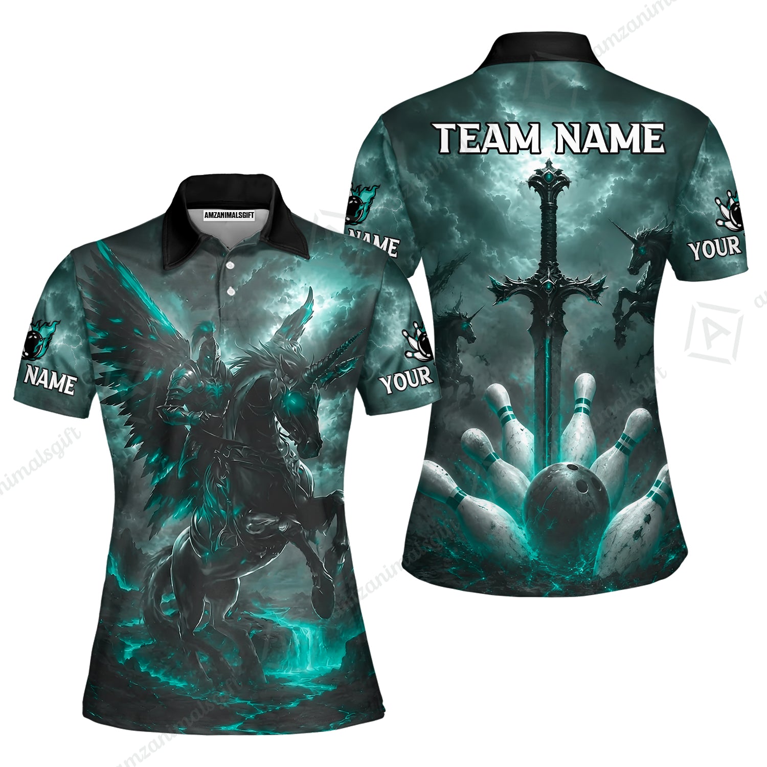 Women Polo||Turquoise