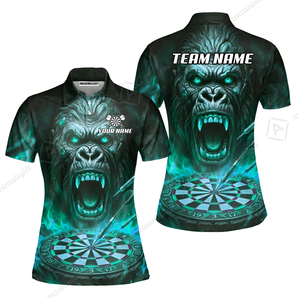 Women Polo Shirt||Turquoise
