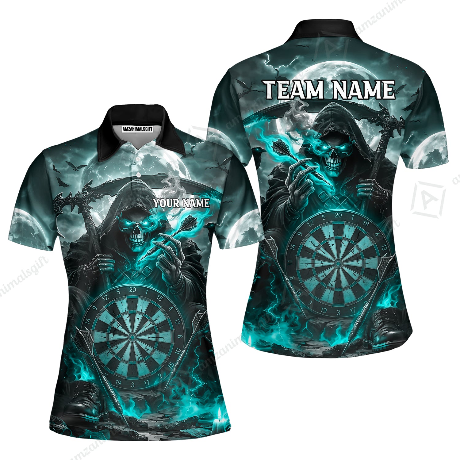 Women Polo||Turquoise