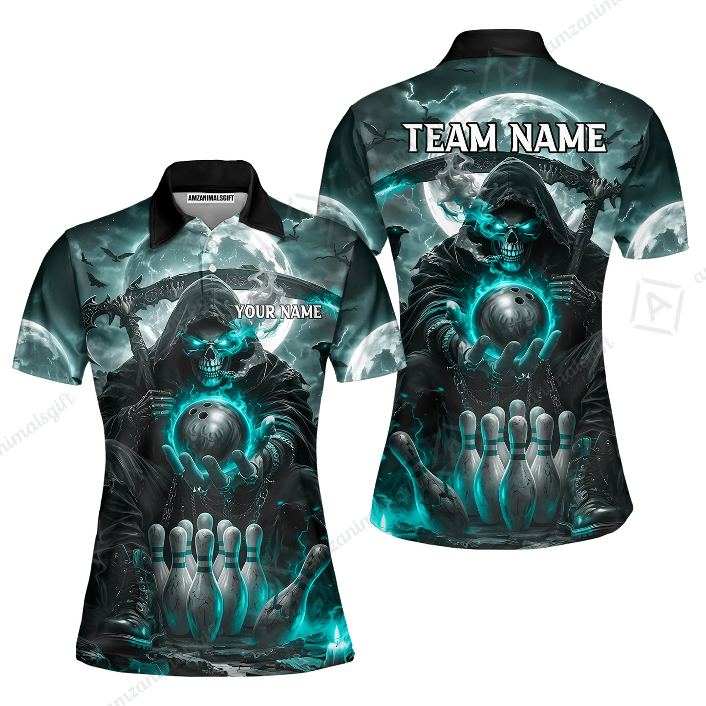 Women Polo||Turquoise