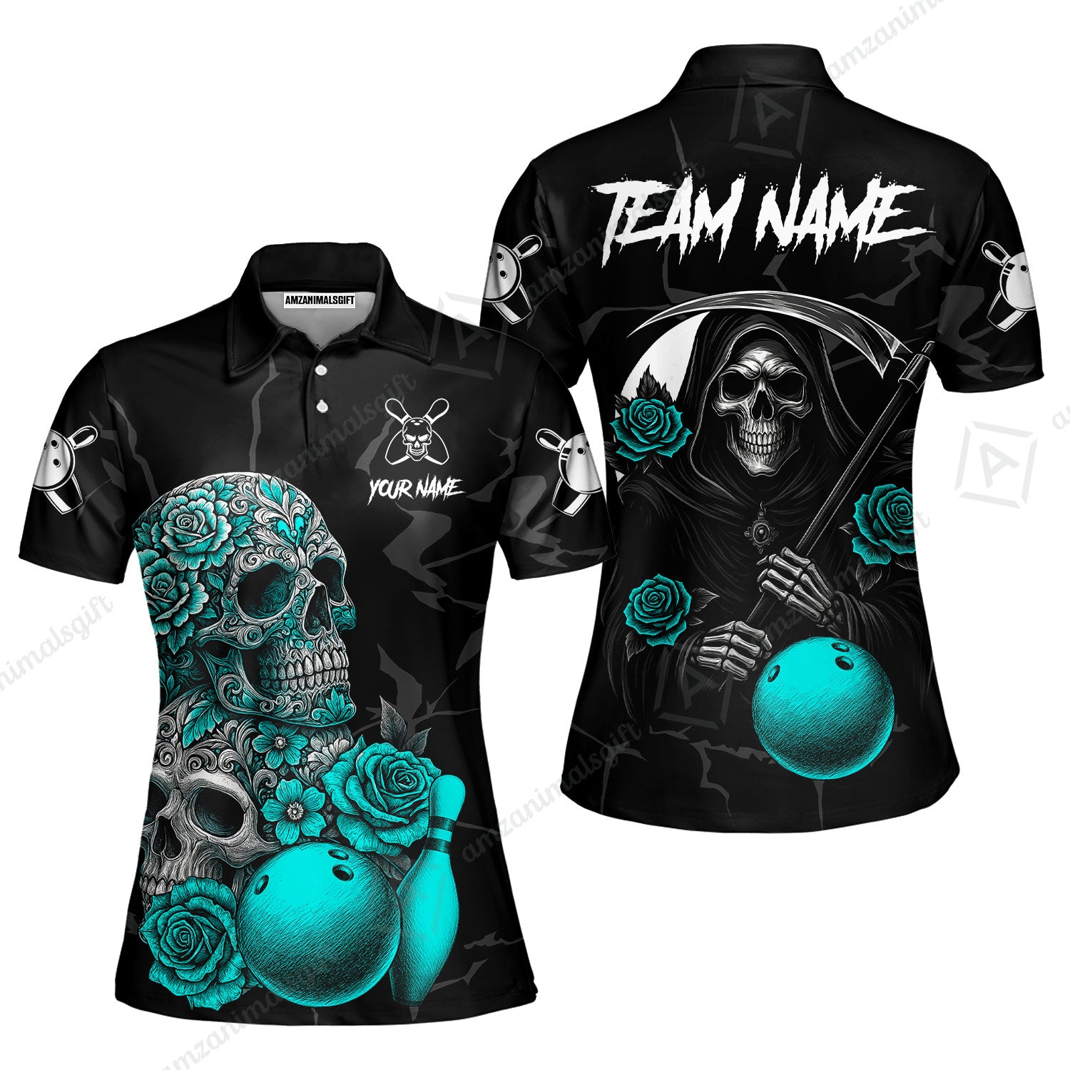 Women Polo||Turquoise