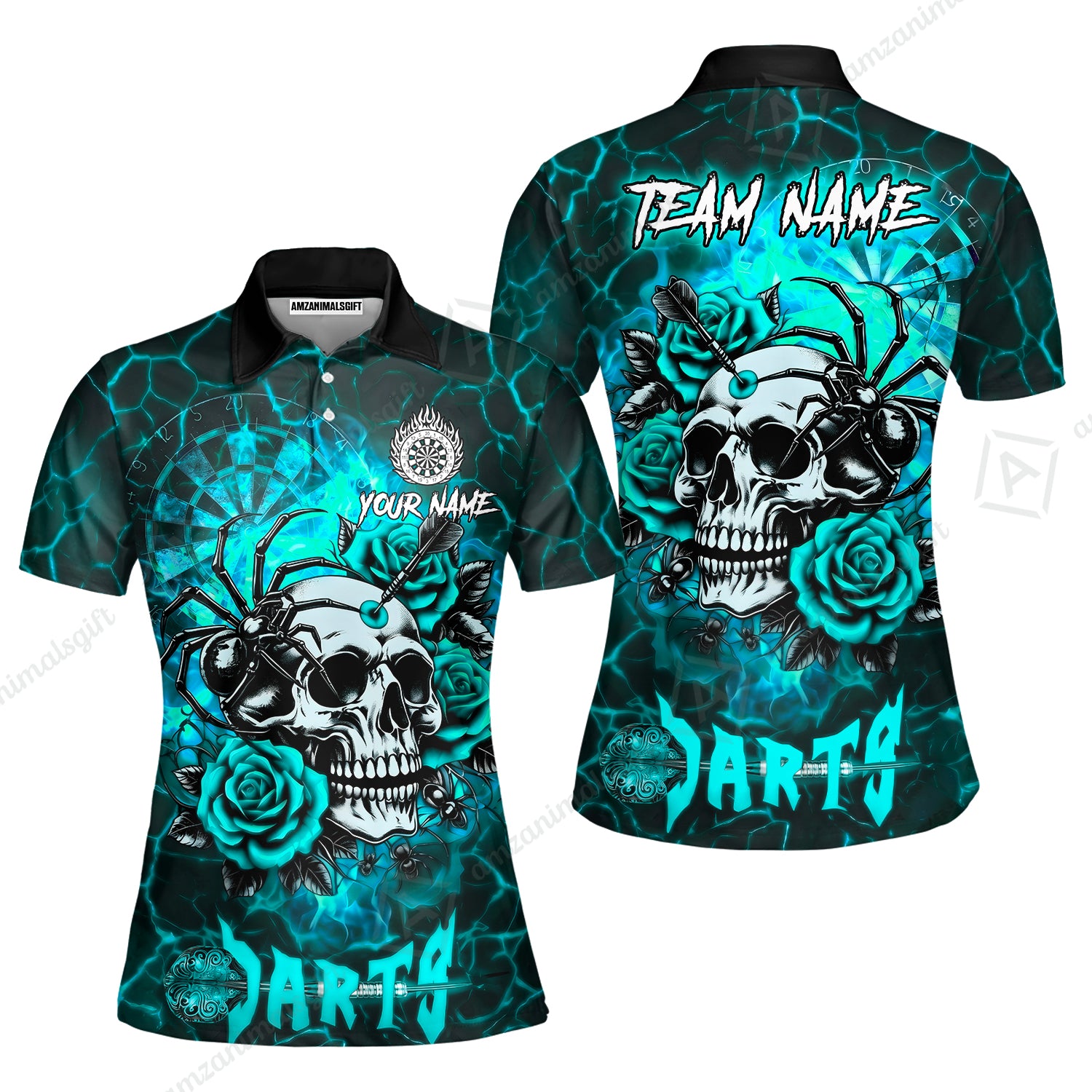 Women Polo Shirt||Turquoise
