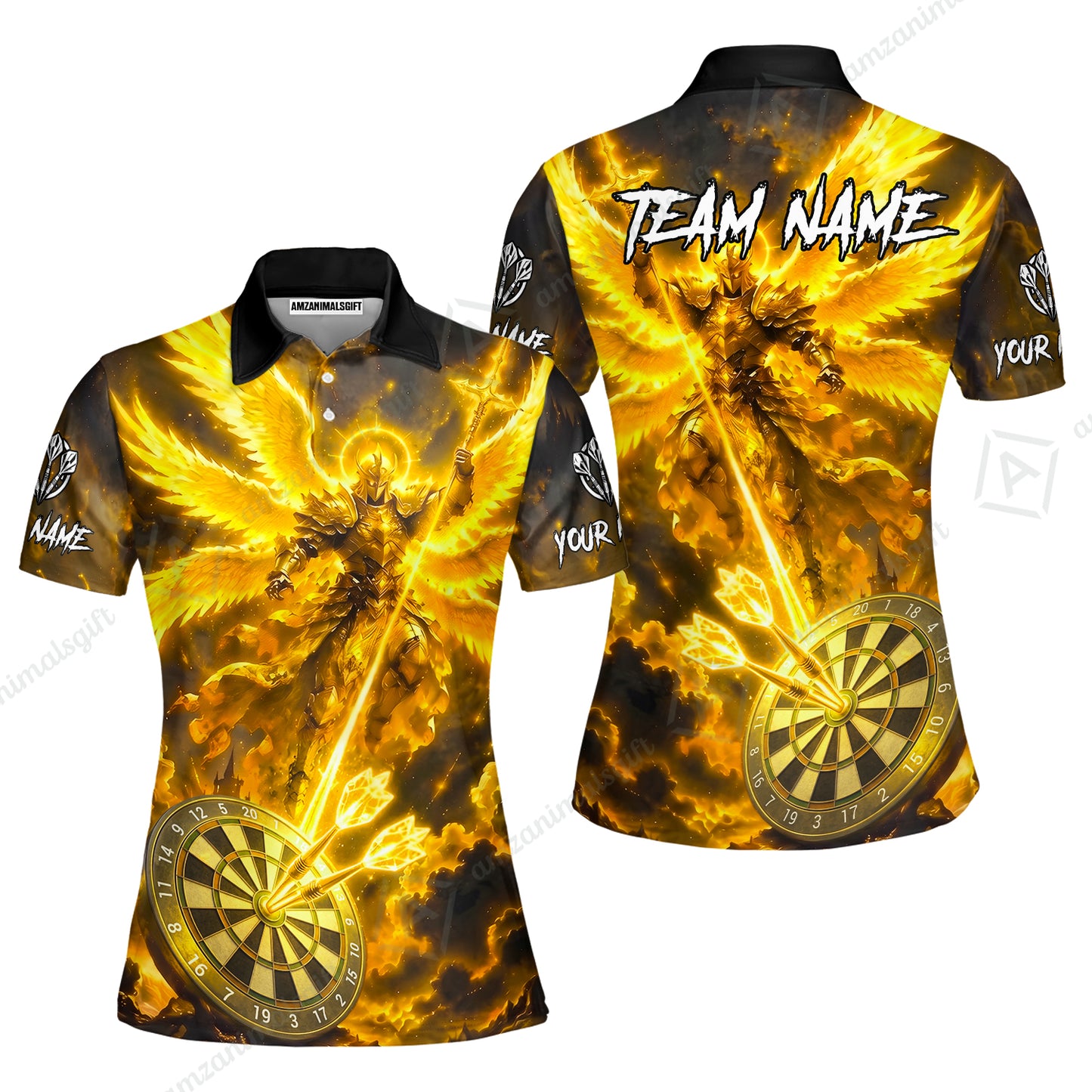 Women Polo Shirt||Yellow