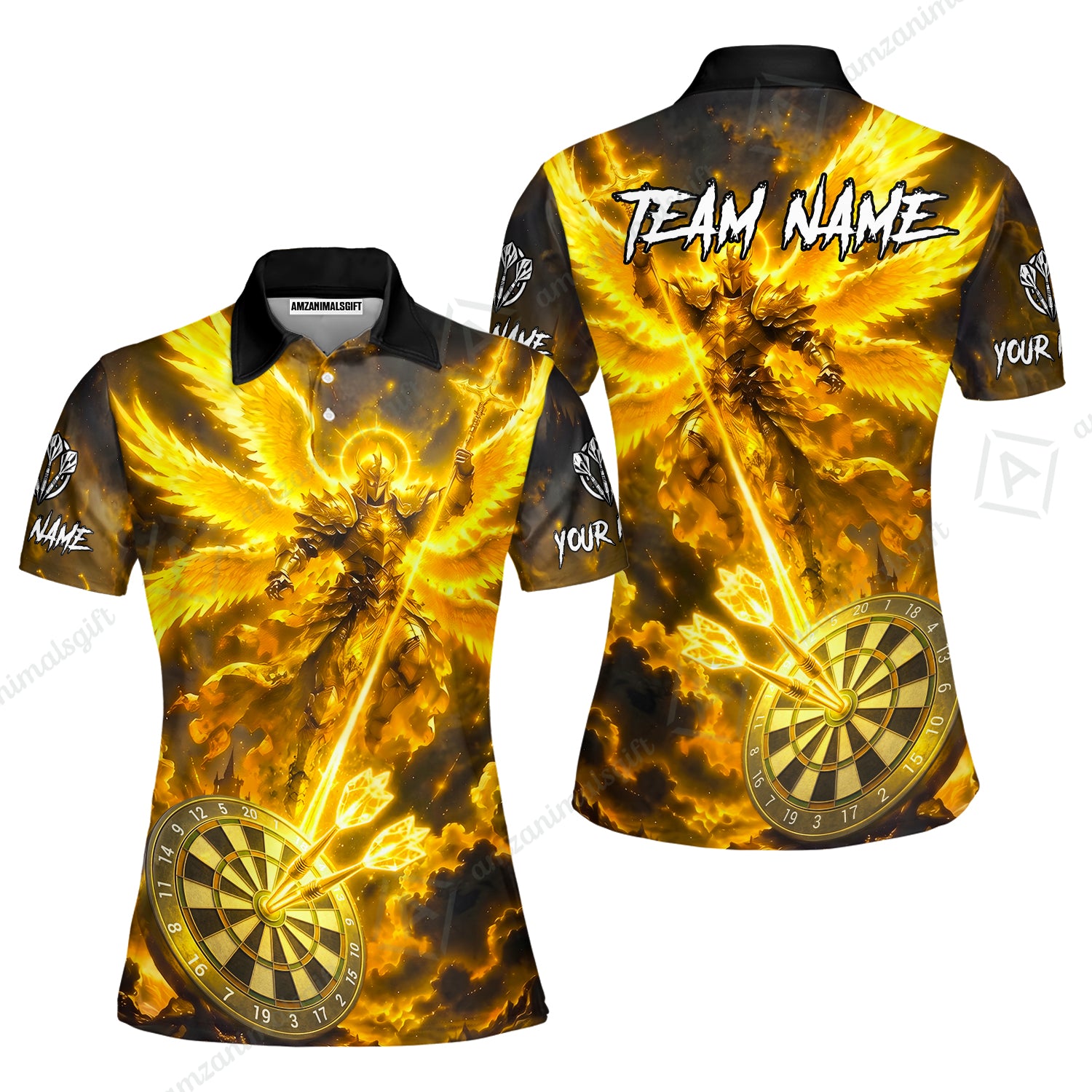 Women Polo Shirt||Yellow