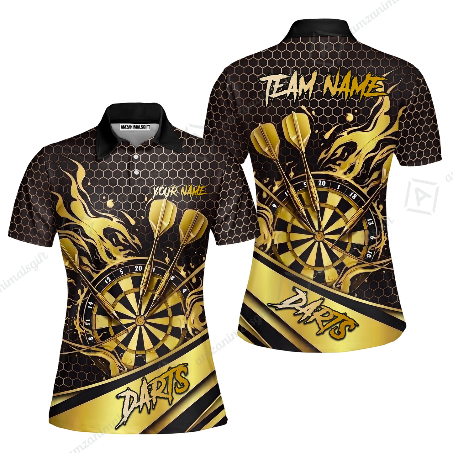 Women Polo Shirt||Yellow