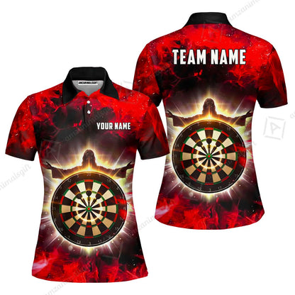 Custom Darts Team Jersey, Personalized Heavenly Strike Dart Polo Shirt For Players With Name & Team Name