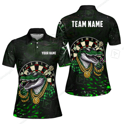 Custom Darts Team Jersey, Personalized Alligator Dart Jersey Shirt For Players With Name & Team Name