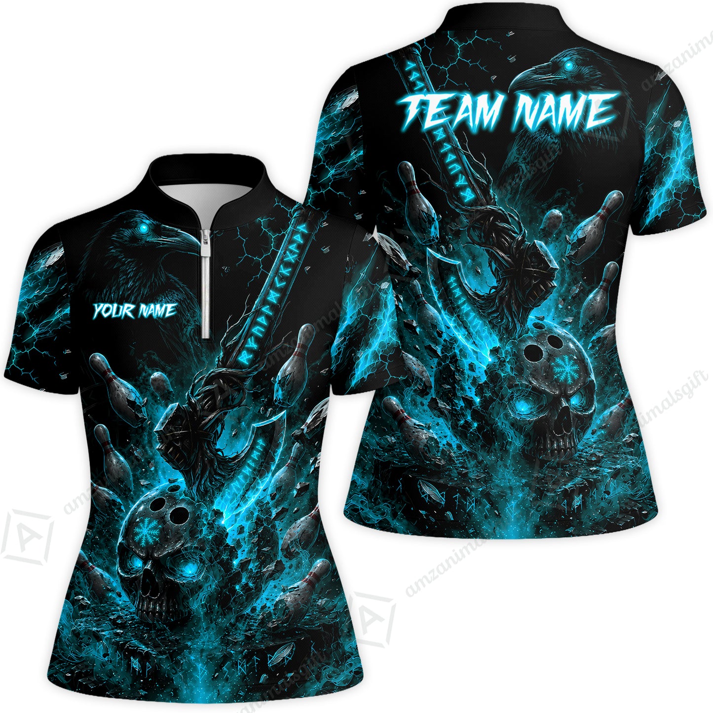 Women Jersey Shirt||Cyan
