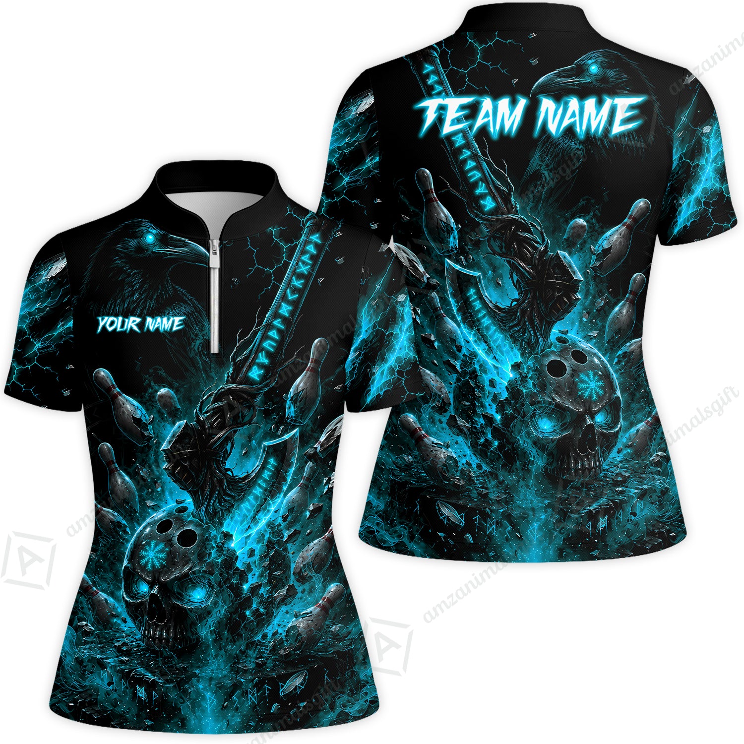 Women Jersey Shirt||Cyan